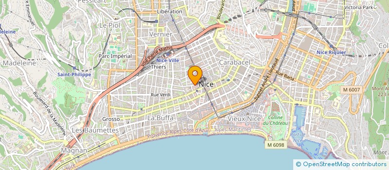 localisation de l'entreprise INSTITUT DEROULEDE à NICE