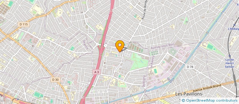 localisation de l'entreprise INSTITUT DES ARTS KREYOL  BONDY