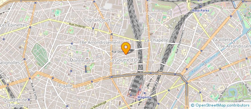 localisation de l'entreprise INSTITUT DES CULTURES D ISLAM  PARIS