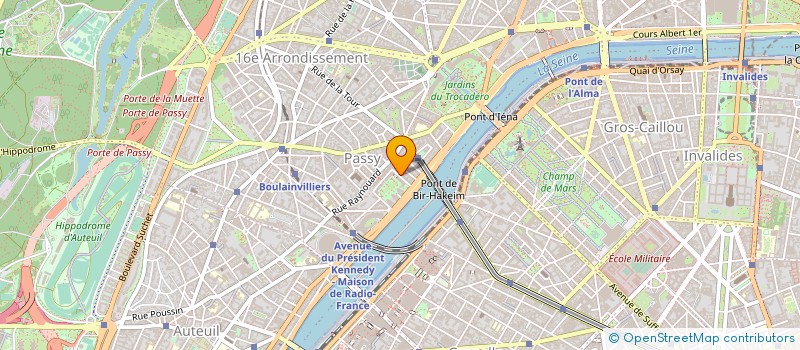 localisation de l'entreprise INSTITUT DES DEPARTEMENTS REGIONS ET COLLECTIVITES D'OUTRE-MER (IDRECOM)  PARIS