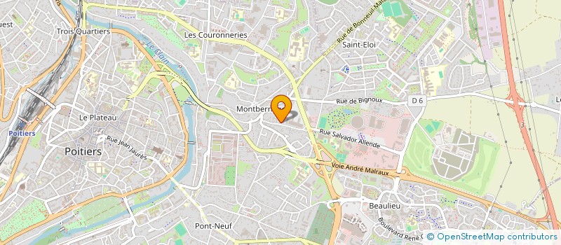 localisation de l'entreprise INSTITUT DES ETUDES POPULAIRES 86 à POITIERS