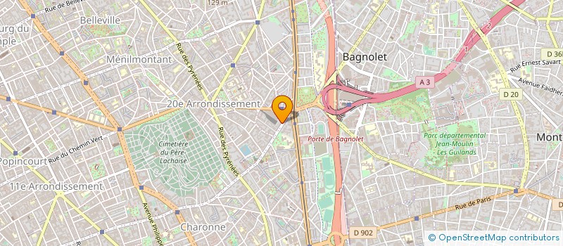 localisation de l'entreprise INSTITUT DES FEES  PARIS