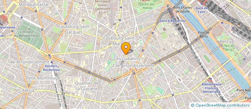 localisation de l'entreprise INSTITUT DES GOBELINS  PARIS