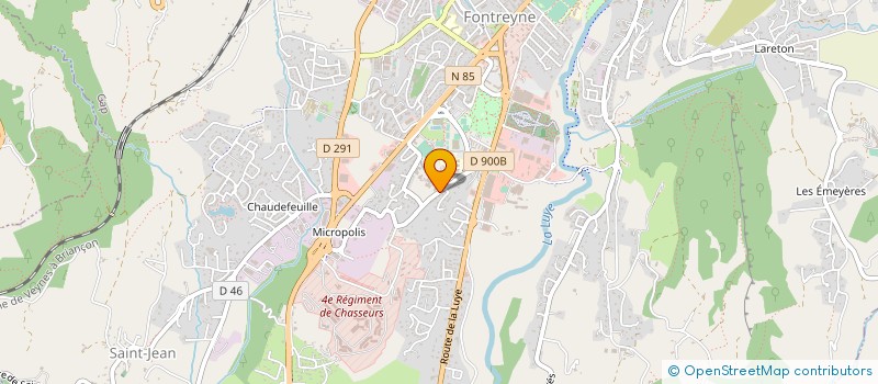 localisation de l'entreprise INSTITUT DES METIERS DES HAUTES ALPES à GAP