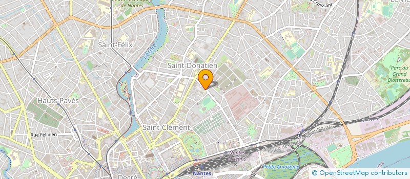 localisation de l'entreprise INSTITUT DES METIERS DU NOTARIAT à NANTES