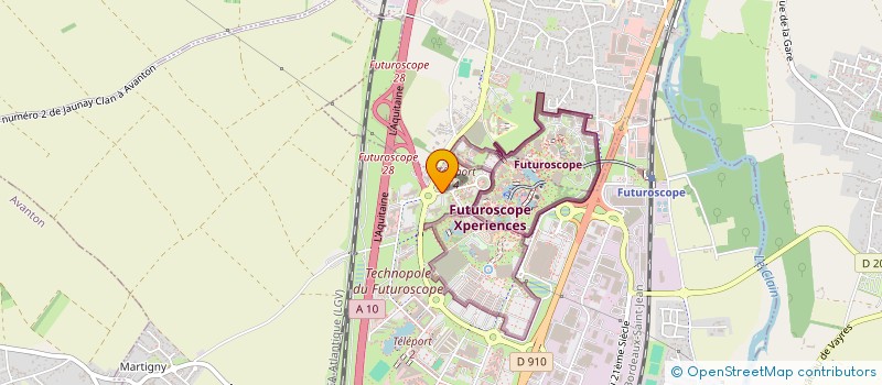 localisation de l'entreprise INSTITUT DES METIERS DU NOTARIAT DE POITIERS  CHASSENEUIL-DU-POITOU