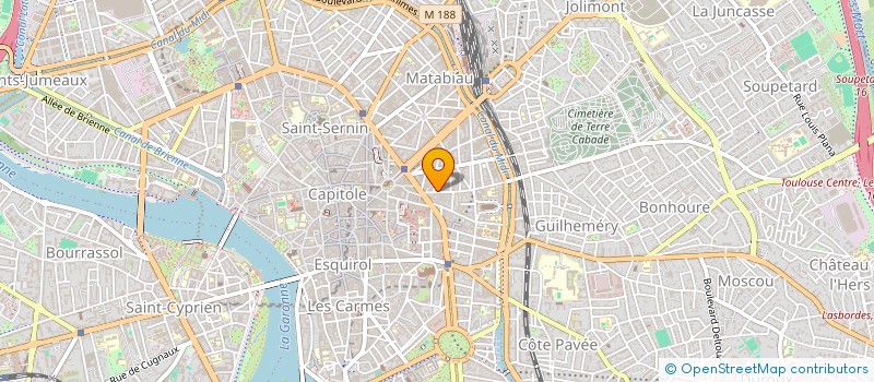 localisation de l'entreprise INSTITUT DES ONGLES à TOULOUSE