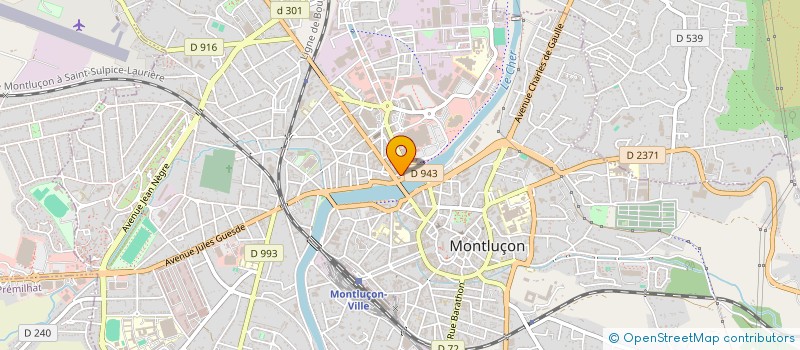 localisation de l'entreprise INSTITUT DES PROS à MONTLUCON