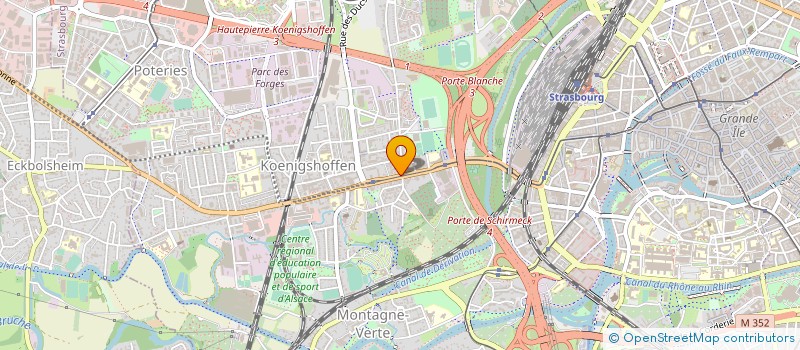 localisation de l'entreprise INSTITUT DES ROMAINS à STRASBOURG