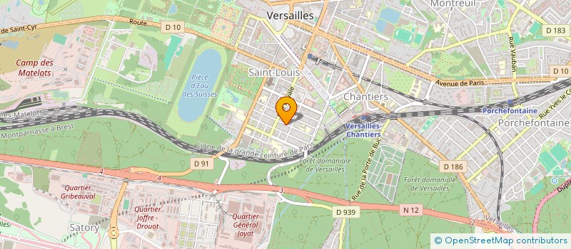 localisation de l'entreprise INSTITUT DES SCIENCES DE LA COMPLEXITE à VERSAILLES