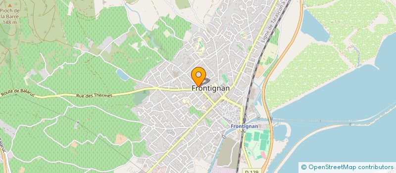 localisation de l'entreprise INSTITUT DES SCIENCES DU BONHEUR à FRONTIGNAN