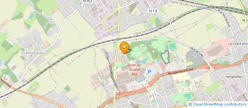 localisation de l'entreprise INSTITUT DES SERVICES A L ENVIRONNEMENT à LILLE