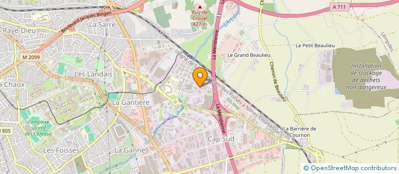 localisation de l'entreprise INSTITUT DES SUBSTANCES VEGETALES  CLERMONT-FERRAND