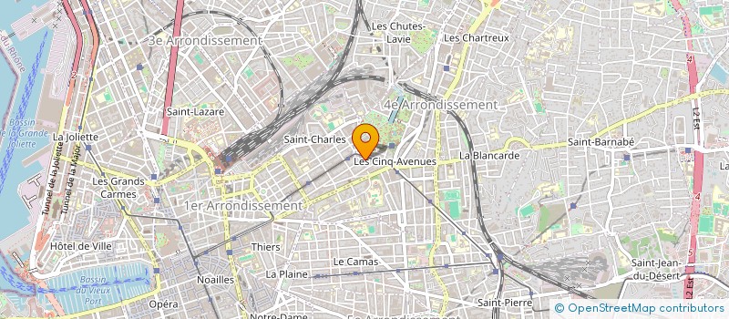 localisation de l'entreprise INSTITUT DES TECHNIQUES COMMUNICATIONS à MARSEILLE