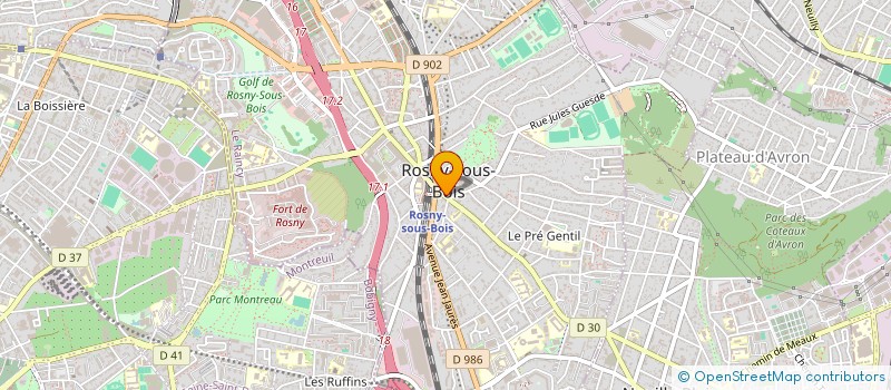 localisation de l'entreprise INSTITUT DES TECHNIQUES INFORMATIQUES à ROSNY-SOUS-BOIS