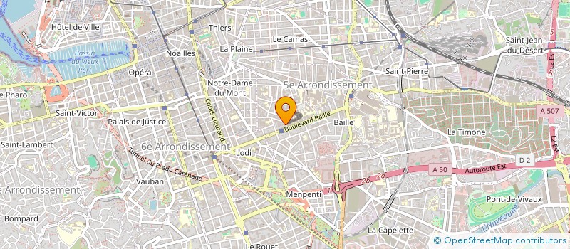 localisation de l'entreprise INSTITUT DESTINATION LANGUES à MARSEILLE