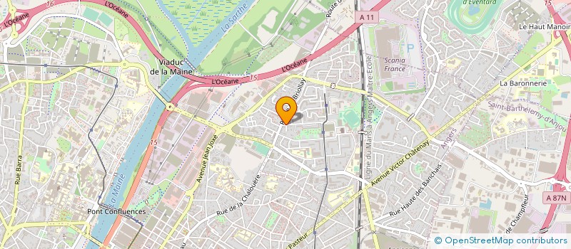 localisation de l'entreprise INSTITUT DEVELOPP HARMONISATION ENERGIES à ANGERS