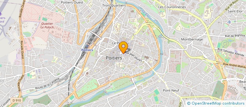 localisation de l'entreprise INSTITUT DEVELOPPEMENT DE LA FORMATION à POITIERS