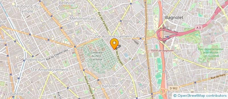 localisation de l'entreprise INSTITUT DEVELOPPT ECHANGES EUROPEENS  PARIS