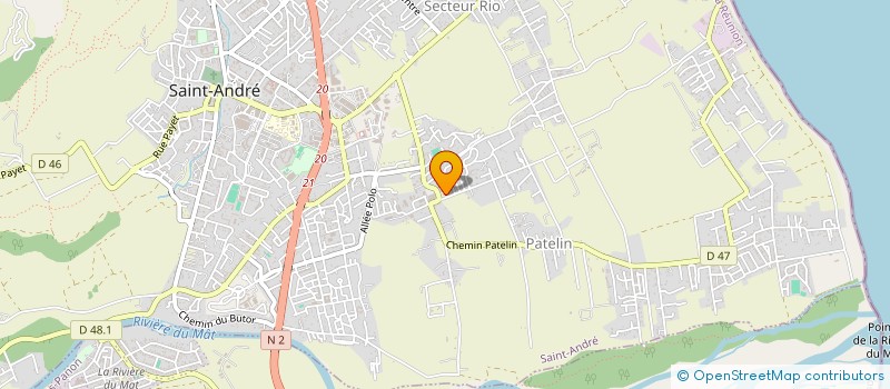 localisation de l'entreprise INSTITUT DHANTERAS à SAINT-ANDRE