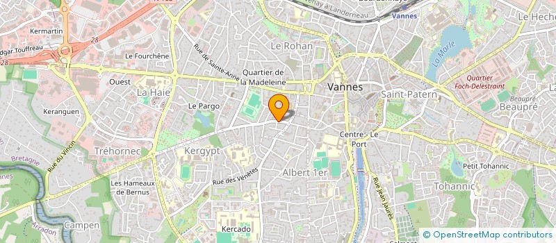 localisation de l'entreprise INSTITUT DIGITAL HIVE à VANNES