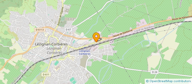 localisation de l'entreprise INSTITUT DIGITAL POUR UNE ECONOMIE ACTIVE IDEA à LEZIGNAN-CORBIERES