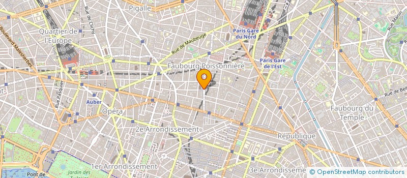 localisation de l'entreprise INSTITUT DOCUMENTATION FINANCIERE à PARIS