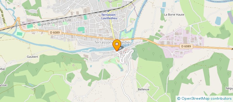 localisation de l'entreprise INSTITUT DOUC'HEURE à TERRASSON-LAVILLEDIEU