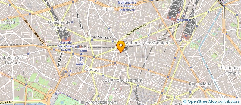 localisation de l'entreprise INSTITUT DROUOT ELECTROTHERAPIE à PARIS