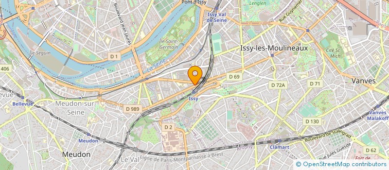 localisation de l'entreprise INSTITUT DU CITOYEN VISIBLE à ISSY-LES-MOULINEAUX