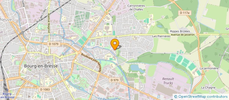 localisation de l'entreprise INSTITUT DU COACHING ET FORMATION PROFESSIONNELLE à BOURG-EN-BRESSE