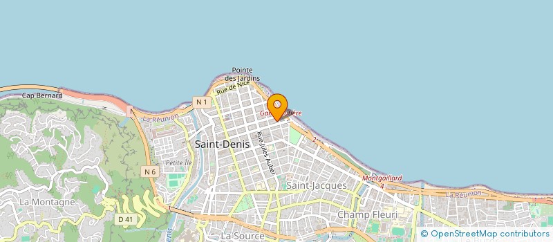 localisation de l'entreprise INSTITUT DU DESIGN CLIMATIQUE DE L'OCEAN INDIEN  SAINT-DENIS