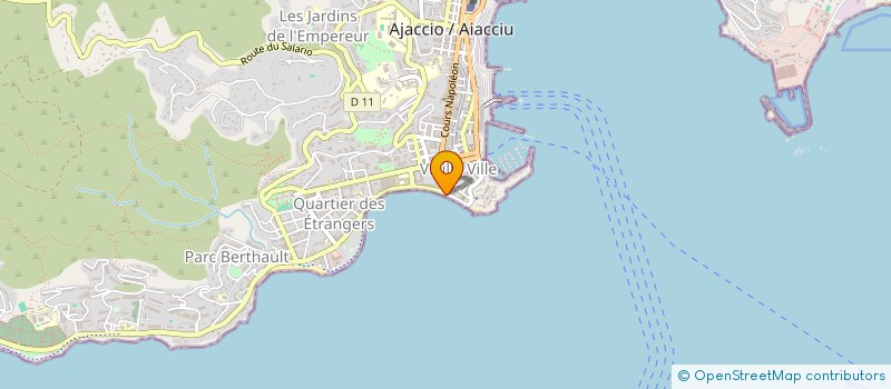 localisation de l'entreprise INSTITUT DU DIAMANT à AJACCIO