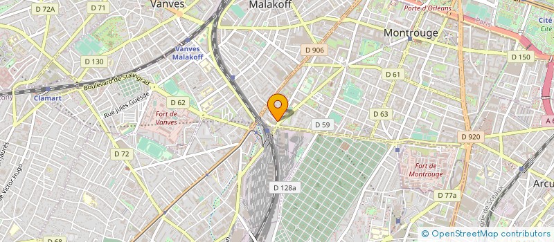 localisation de l'entreprise INSTITUT DU FLEUVE  MONTROUGE