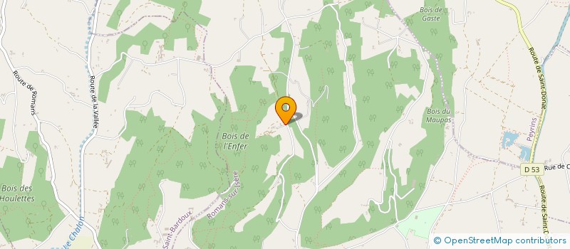 localisation de l'entreprise INSTITUT DU JARDIN JAPONAIS ZERO  ROMANS-SUR-ISERE