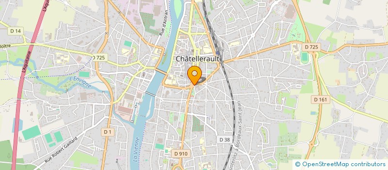 localisation de l'entreprise INSTITUT DU JET D'EAU à CHATELLERAULT