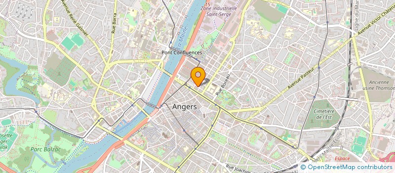 localisation de l'entreprise INSTITUT DU MOUVEMENT DES HUNAUDIERES à ANGERS