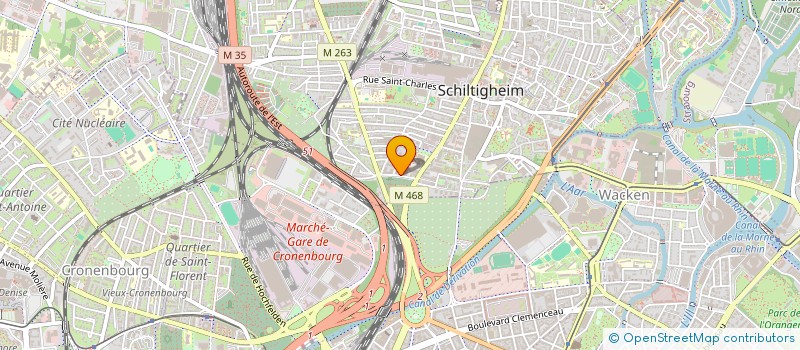 localisation de l'entreprise INSTITUT DU PATRIMOINE RHENAN  SCHILTIGHEIM