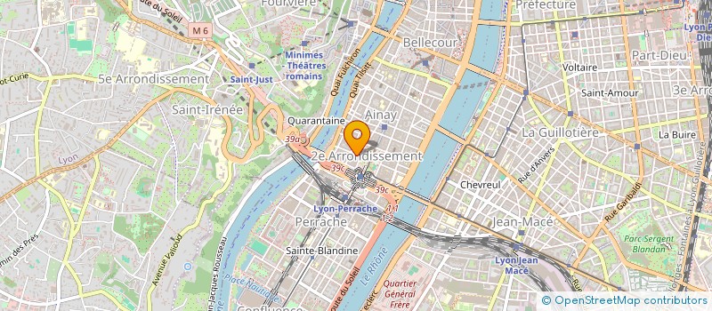 localisation de l'entreprise INSTITUT DU REFERENCEMENT  LYON