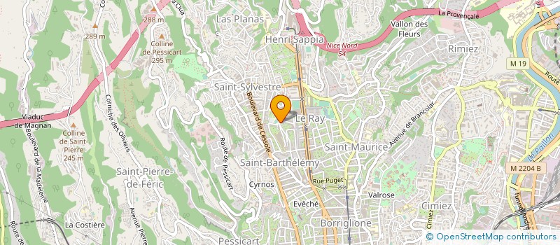 localisation de l'entreprise INSTITUT DU SENIOR à NICE