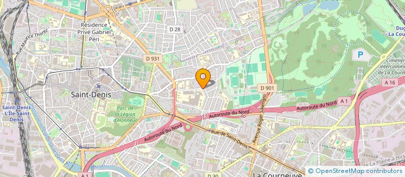 localisation de l'entreprise INSTITUT DYL à SAINT-DENIS