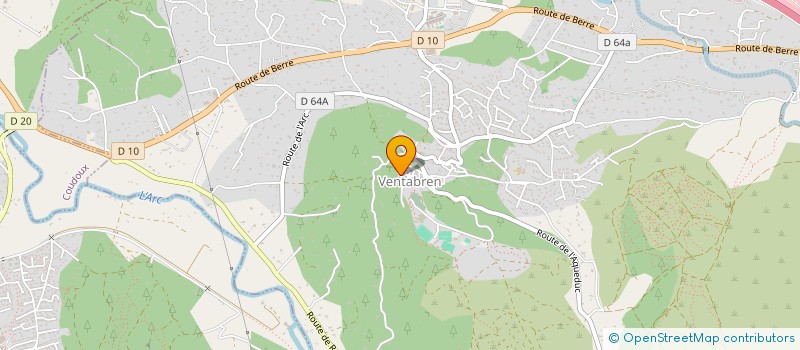 localisation de l'entreprise INSTITUT DYNAMIQUES INTERCULTUR TRANSNAT  VENTABREN