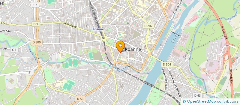 localisation de l'entreprise INSTITUT ELIXIR K  ROANNE