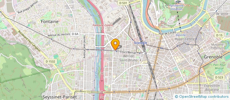 localisation de l'entreprise INSTITUT ENYNA à GRENOBLE