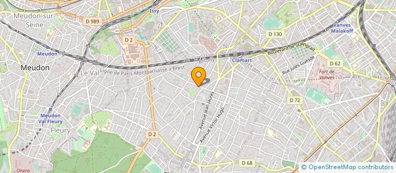 localisation de l'entreprise INSTITUT ERGONOMIE ECOLOGIE à CLAMART