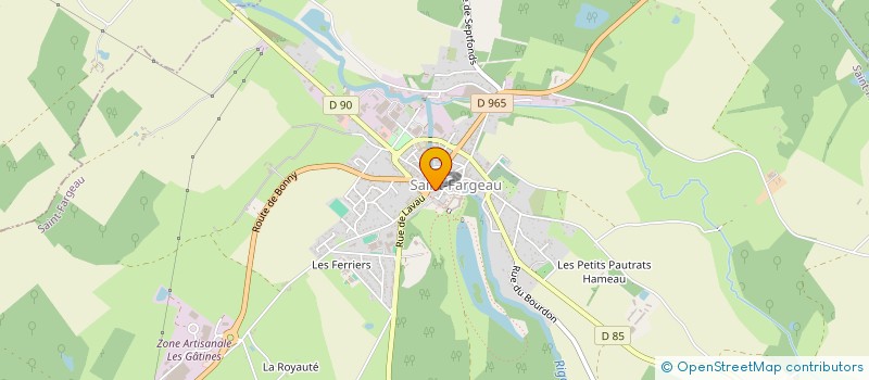 localisation de l'entreprise INSTITUT ERIC LE BLANCHE  SAINT-FARGEAU