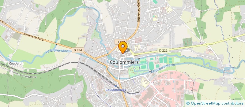 localisation de l'entreprise INSTITUT ESPACE 16 à COULOMMIERS