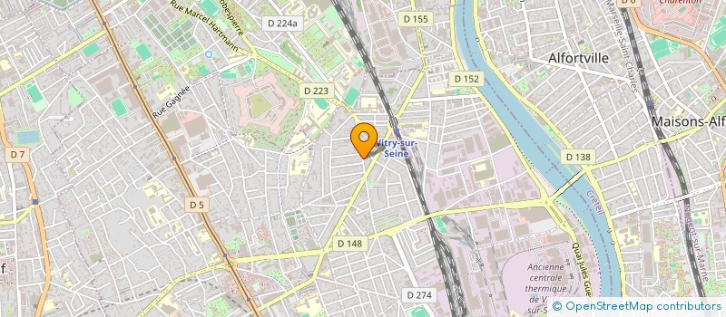 localisation de l'entreprise INSTITUT ESPOIR à VITRY-SUR-SEINE