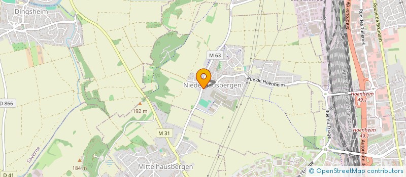 localisation de l'entreprise INSTITUT ESPRIT BEAUTE à NIEDERHAUSBERGEN