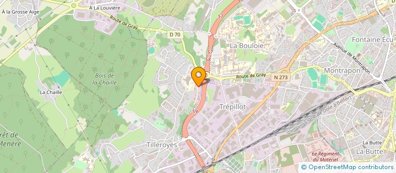 localisation de l'entreprise INSTITUT ESPRIT SANTE - IES à BESANCON